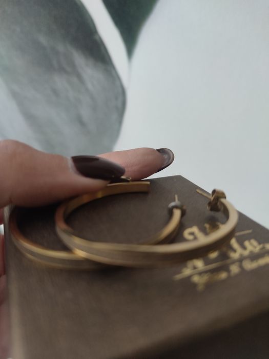 Vendo brincos (argolas) banhadas a ouro