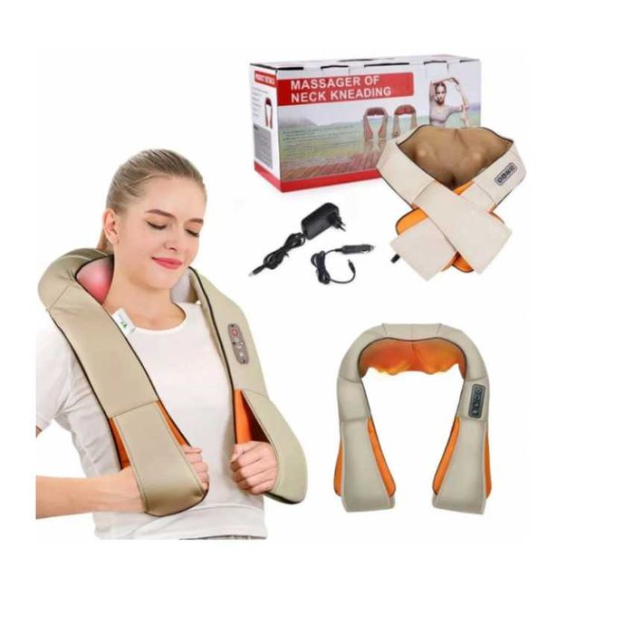 Роликовий масажер для спини і шиї Massager of Neck Kneading