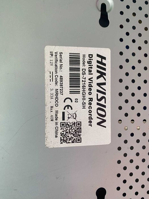 Turbo HD видеорегистратор Hikvision DS7216HGHISH 5 000 грн. Інша