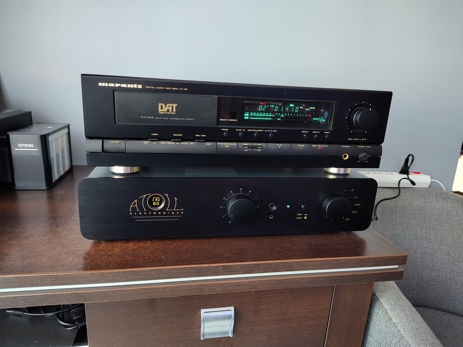 Marantz odtwarzacz DAT DT-80 wzmacniacz Atoll IN 80