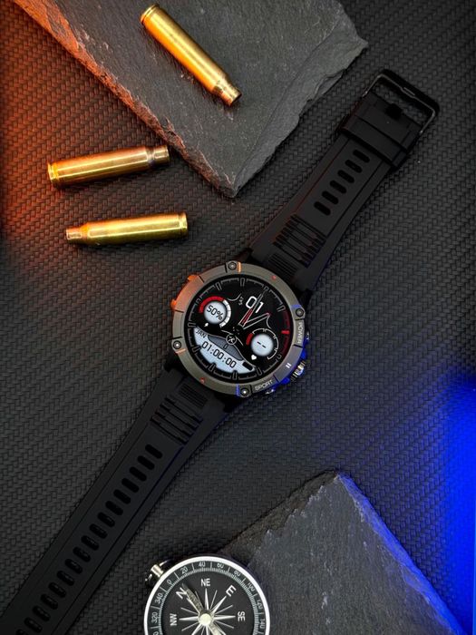 Смарт-годинник | Чоловічий годинник | Modfit Expedition Compass Black | Гарантія 12 місяців!