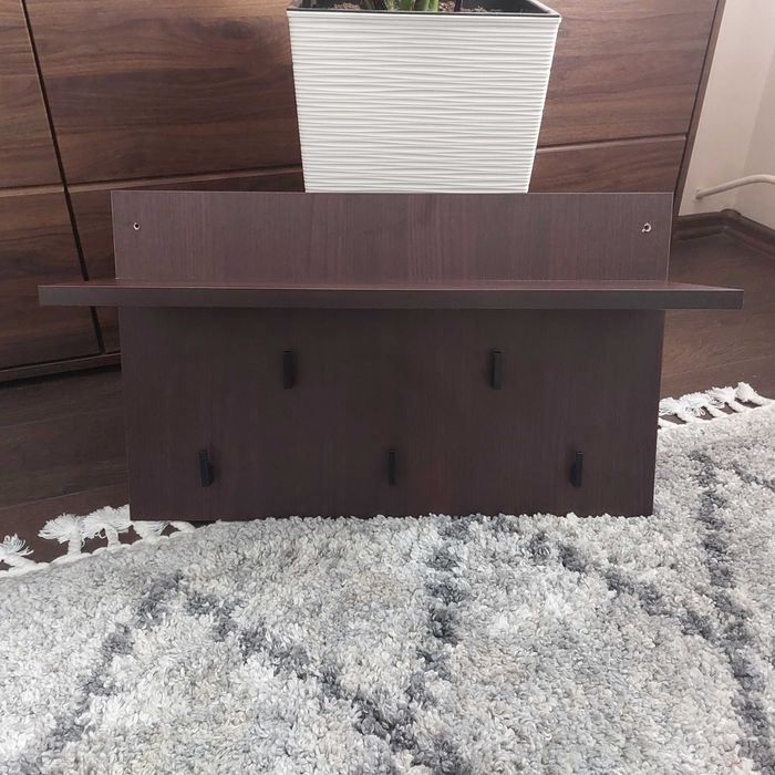 Wieszak ścienny kolor wenge