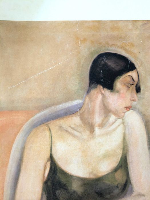 Poster Original Vintage Lino Antonio Fundação Calouste Gulbenkian