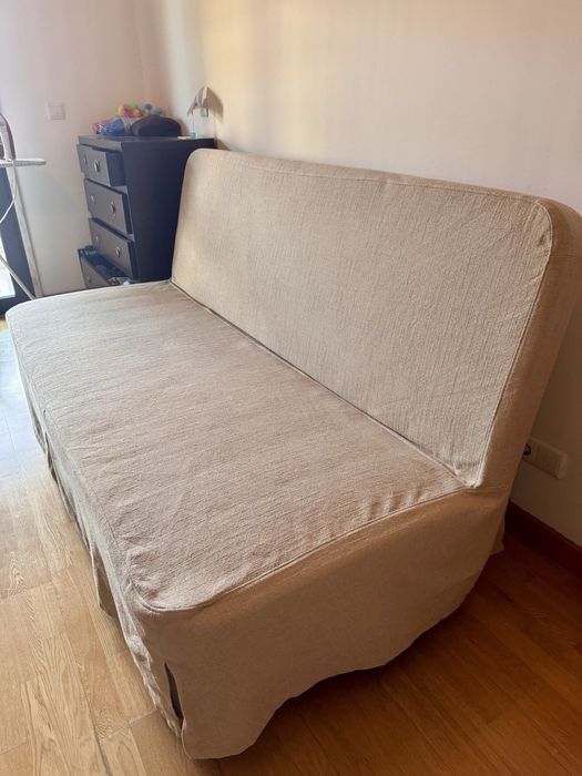 Sofá-Cama IKEA | Cor Bege | Bom estado