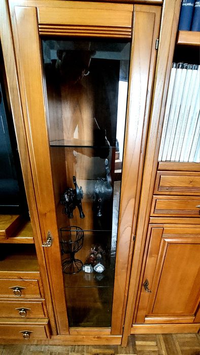 Móvel sala em madeira maciça de cerejeira