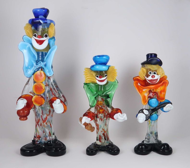 Palhaços vidro Murano (preços no descritivo)