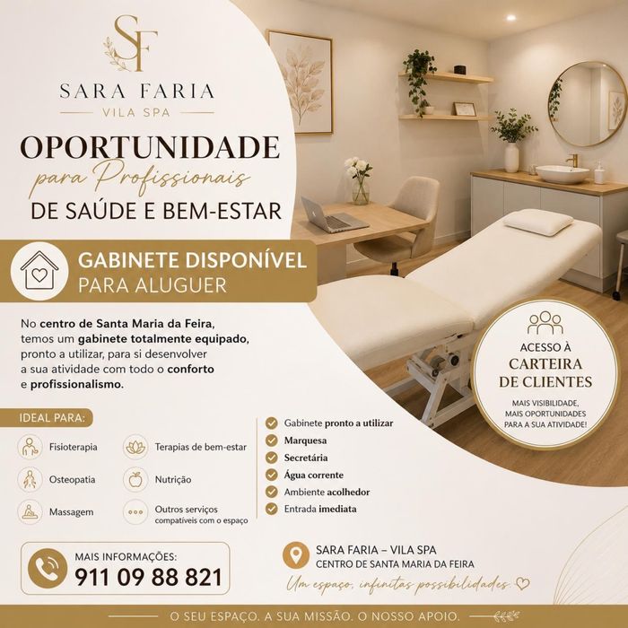 Office for Rent – Santa Maria da Feira City Center | Fully Equipped
