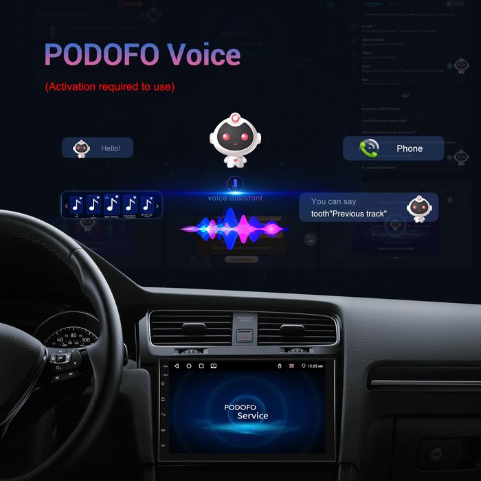 Rádio 2din Android 13 7 polegadas 4/64GB Carplay WiFi GPS BT NOVO
