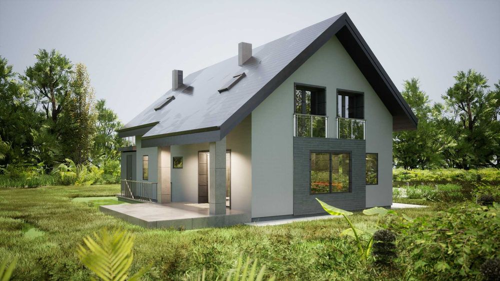 PROJEKT DOMU INDYWIDUALNY - Biuro Projektowe Architekt,  Projektant