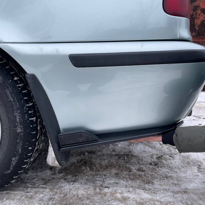 Накладки спліттера флапи bmw e39 е39 до заднього бампера