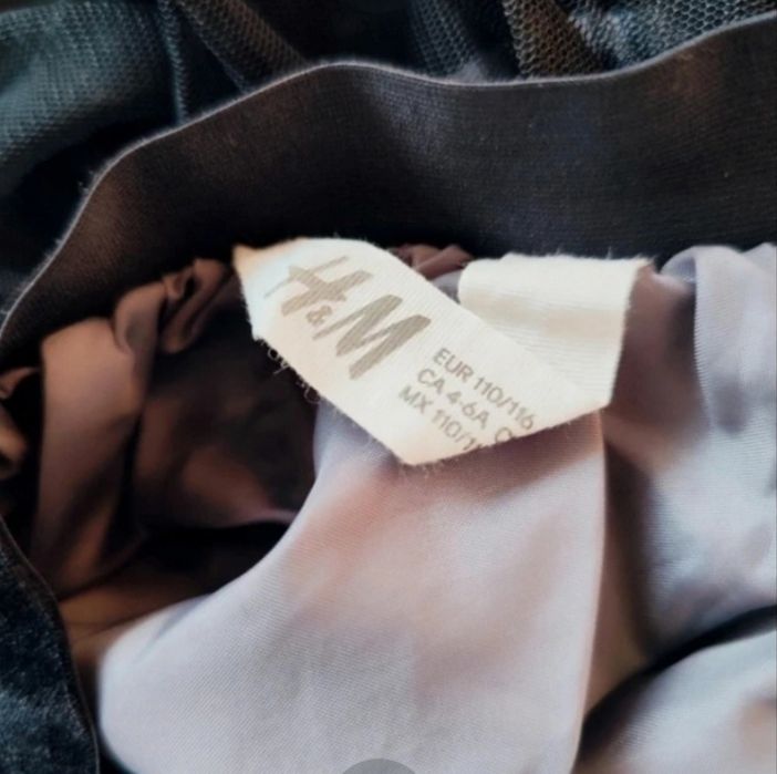 Tiulowa spódnica h&m 110 116 karnawał bal przebierańców ubrana raz.
