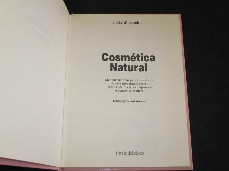Livro Cosmética Natural Linda Waniorek