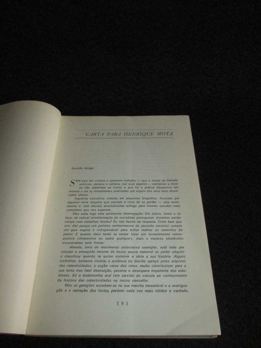 Livro Desportistas Almadenses Henrique Mota