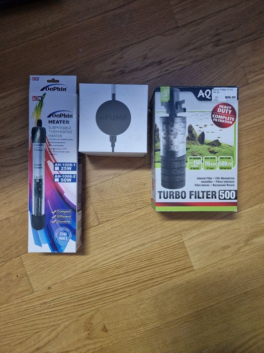 Акваріум з тумбою обладнанням та декором 60л