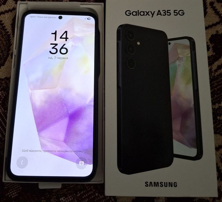 Продам телефон samsung A35 8/256gb