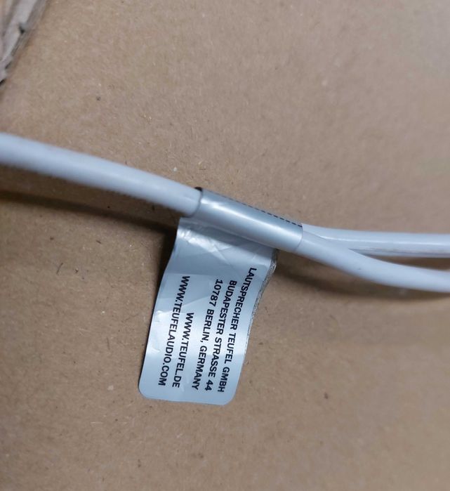 kable kabel głośnikowy teufel