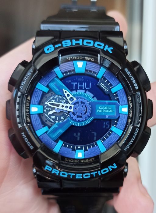 Чоловічий спортивний годинник часы Casio G-Shock GA-110  модуль 5146  Оригінал Refurbished