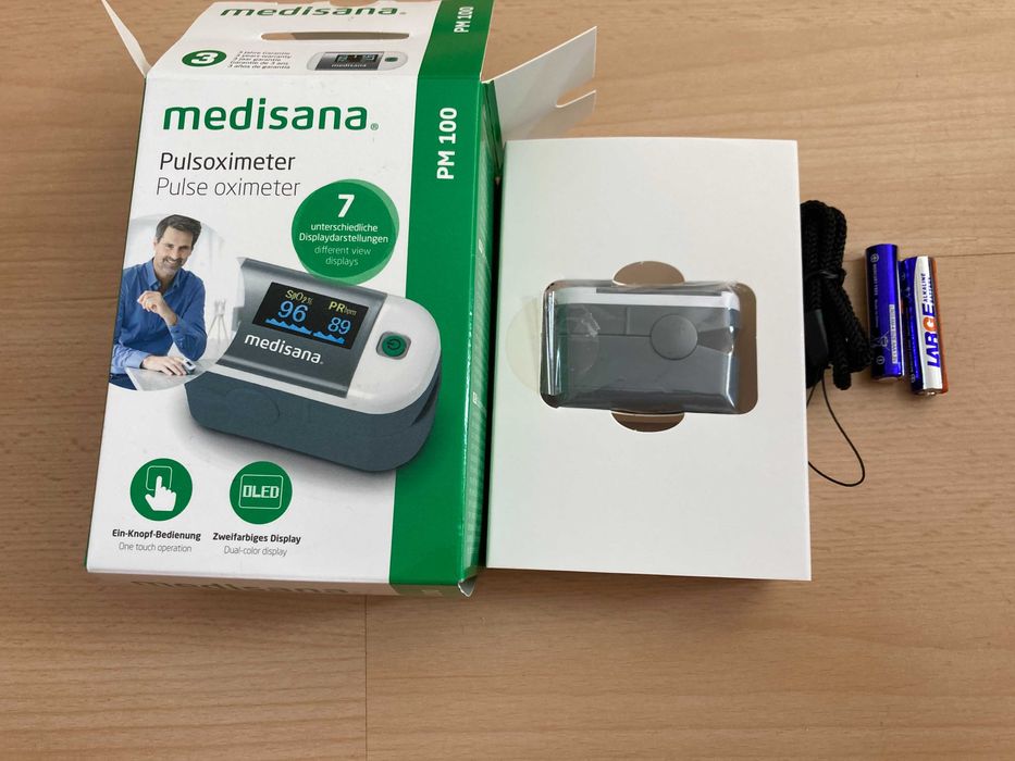 Pulsoksymetr napalcowy Medisana PM100 biały