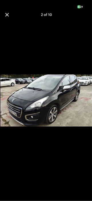 2013 Peugeot 3008 1.6 hdi allure Czarny Anglik