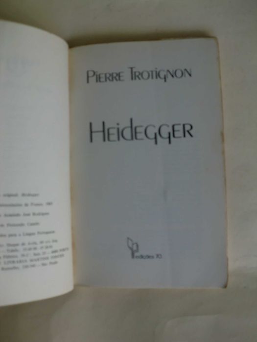 Heidegger
de Pierre Trotignon
