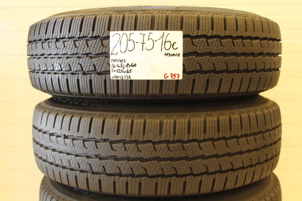 opony zimowe maxxis van smart snow wl2 205 75 16c 113/111r