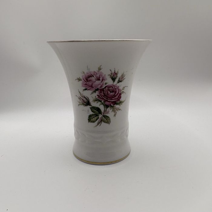 Вінтажна маленька ваза з квітковими мотивами від Kaiser