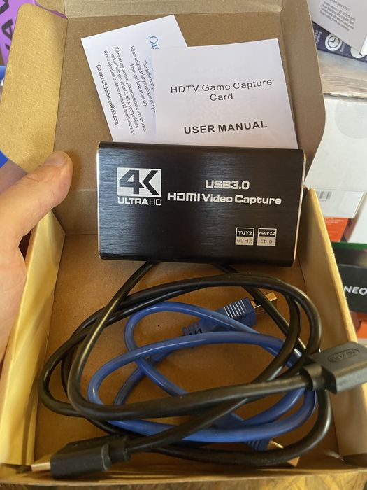 Карта відеозахоплення HDMI USB 3.0 4K 60Hz Capture Card