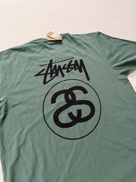 Оригінальна футболка Stüssy Stock Link Tee • Pine • L