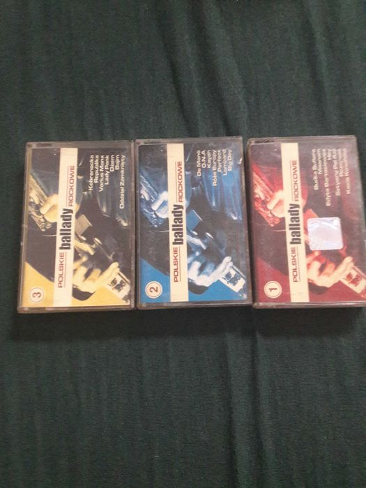 Polskie ballady rockowe  vol 1,2,3  kasety mc