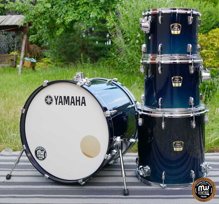 ‼️ Perkusja Yamaha Stage Custom Advantage 22", 12", 13", 16" Fade Saphire Blue ‼️