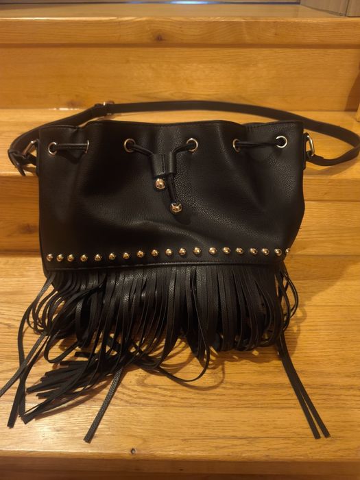 Torba czarna skórzana