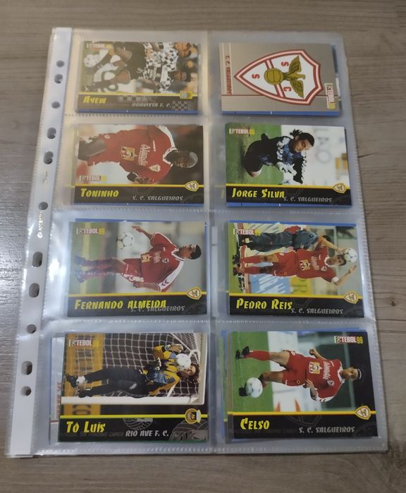 Caderneta cartas Futebol 99 Panini