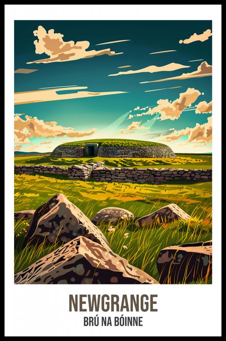 Plakat 53x81cm Newgrange
