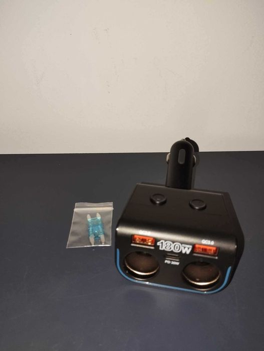Ultraszybka ładowarka C50 USB-C 3.0 180W rozdzielacz LED