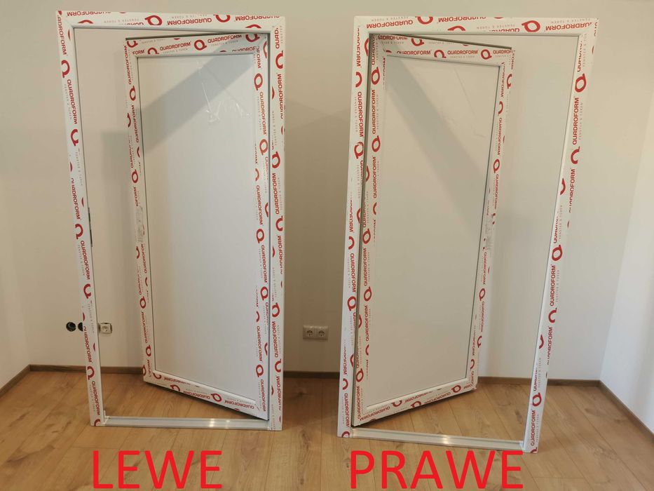Drzwi 100x200 Zewnętrzne PVC PCV Plastikowe Ocieplane Dostawa