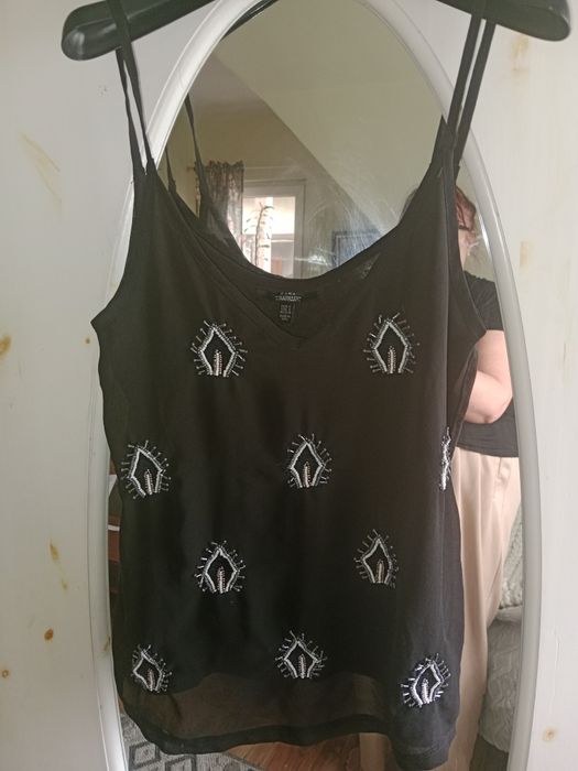 Zara top na ramiączkach