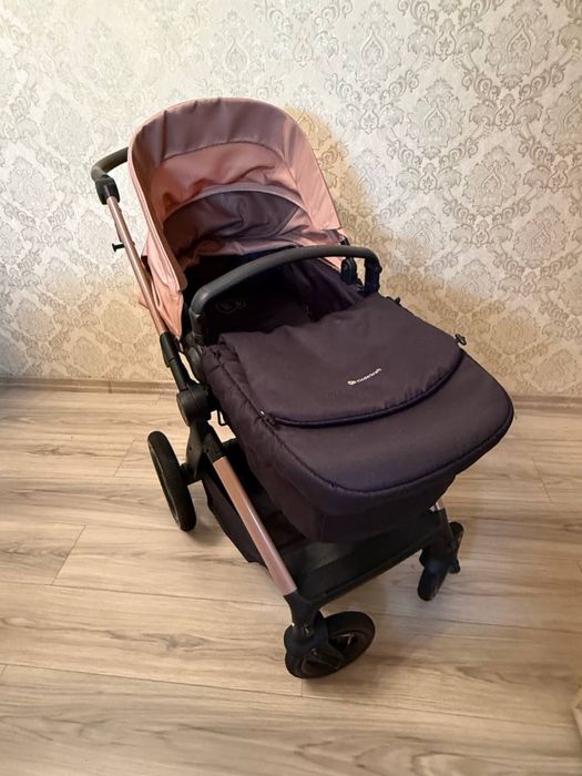 Коляска дитяча візок дитячий kinderkraft moov 2 4в1 + автокрісло