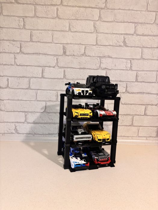 Stojak na 8 aut z serii LEGO Speed Champions