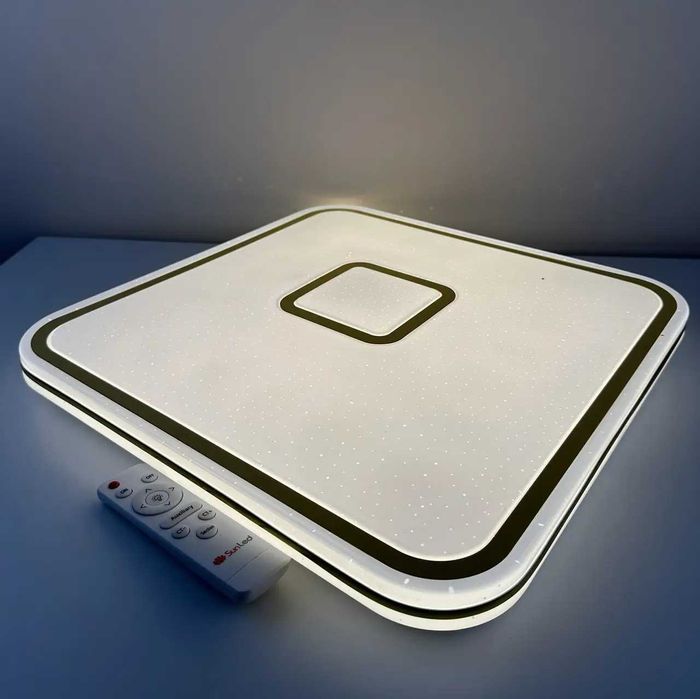 Смарт світильник "Дзеркальний кант Gold" з пультом керування. SmartLed