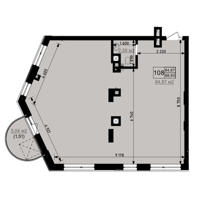 Коммерческая недвижимость по адресу Франко Ивана ул. (площадь 89 м²) - Atlanta.ua - фото 3