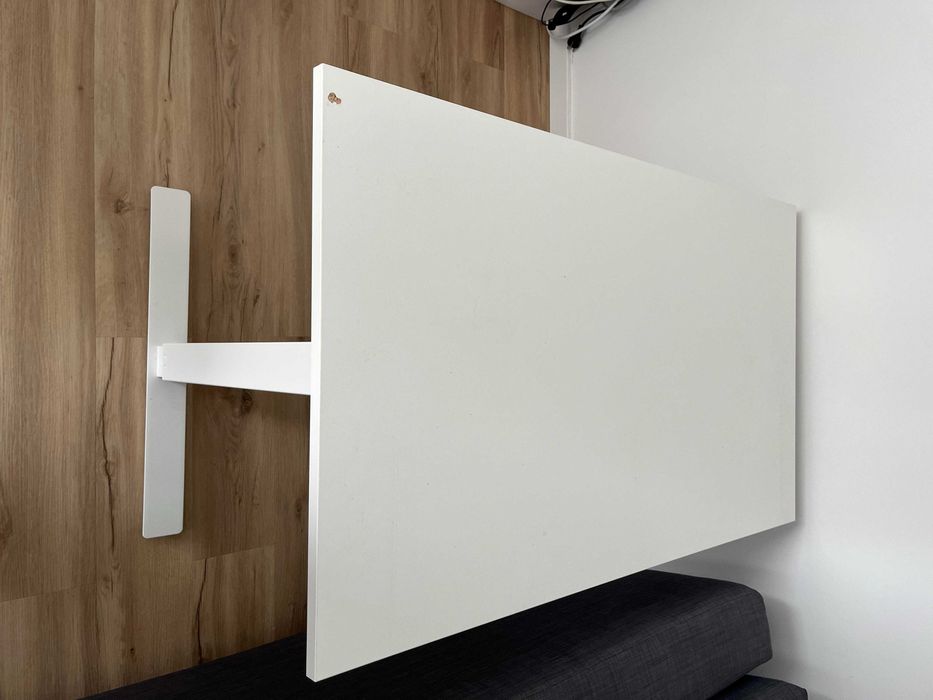 IKEA Trotten Secretária sentado/em pé, branco, 120x70 cm