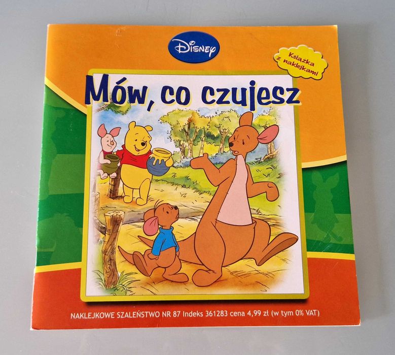 Kubuś Puchatek - Naklejkowe szaleństwo nr 87 - Mów co czujesz