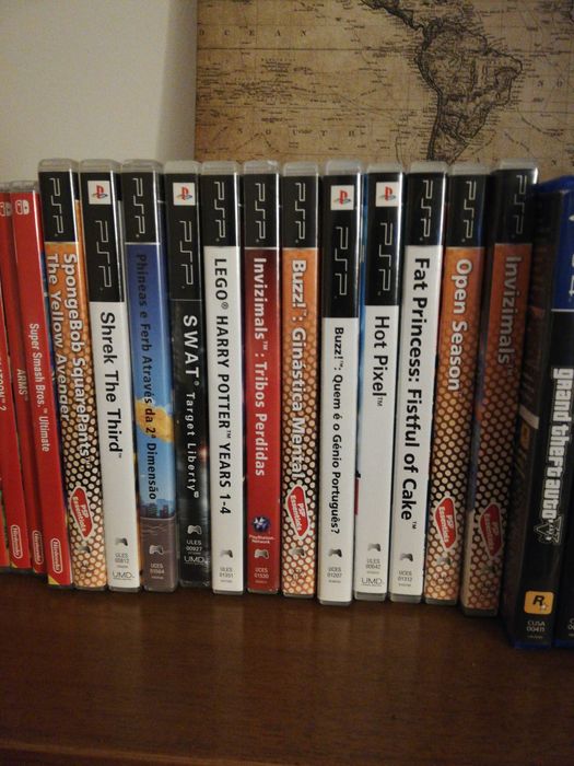 Jogos para PS4/Wii/PSP/PS2/PSVITA/Nintendo Switch