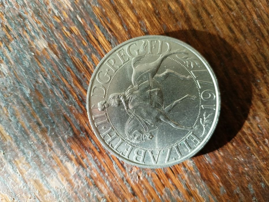 Moneta kolekcjonerska angielska 25 p