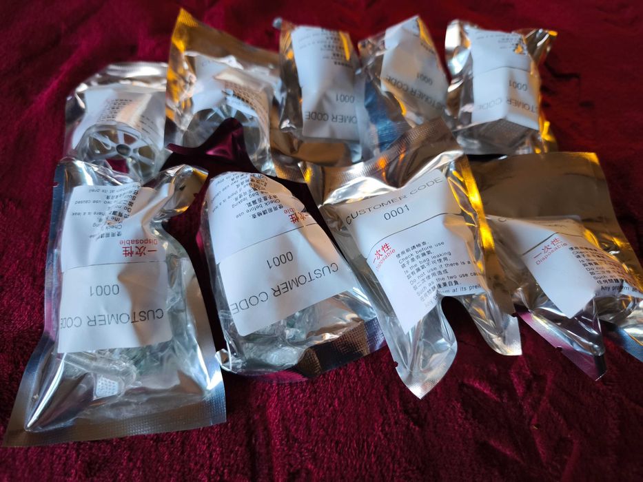 Trzy kartridże igły wkłady radiofrekwencja RF mikroigłowa 25 64 pin 3