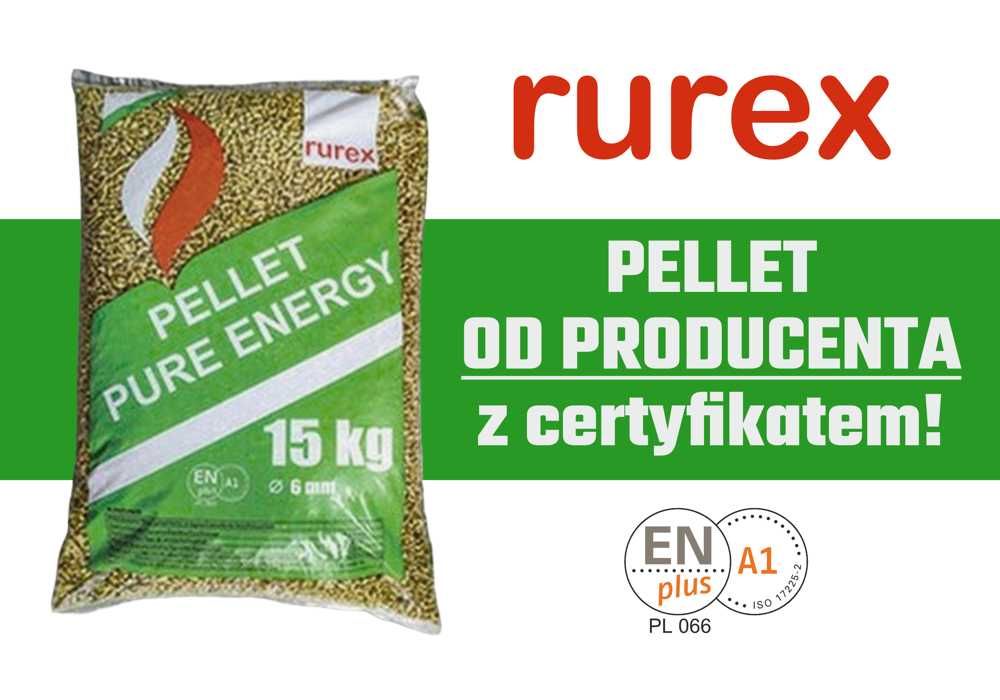 Pellet Rurex Certyfikowany EN plus A1 6 mm