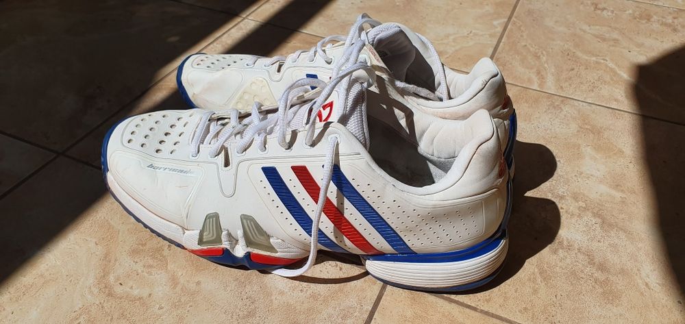Buty Adidas Barricade Novak rozmiar 48⅔ wkładka 31,5 cm