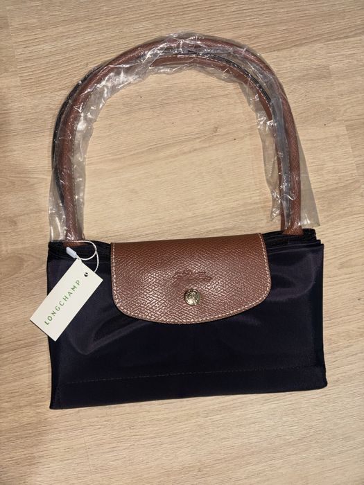 Longchamp preto e castanho