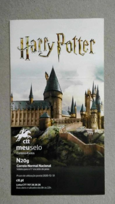 Booklet Selos Autoadesivos Harry Potter
