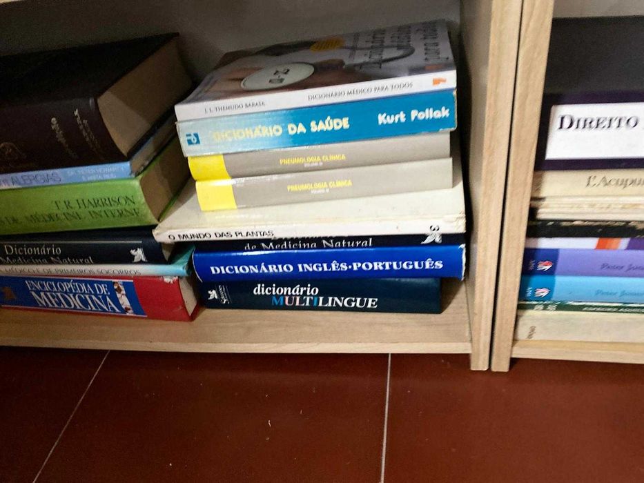 Lote de 356 livros de saude, bem estar, dietas, plantas, autoajuda